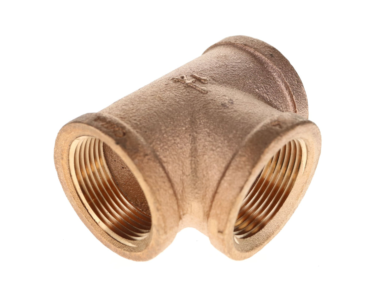 Legend Valve 1-1/2" x 1-1/2" x 3/4" - Brass Tee (Reducing)