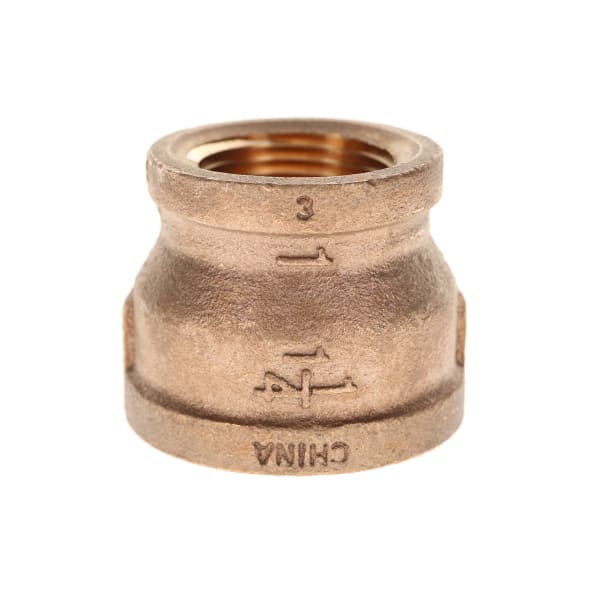 1-1/4" x 1" - Brass Reducing Coupling