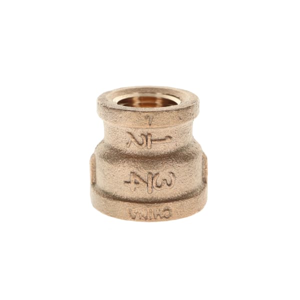3/4" x 1/2" - Brass Reducing Coupling