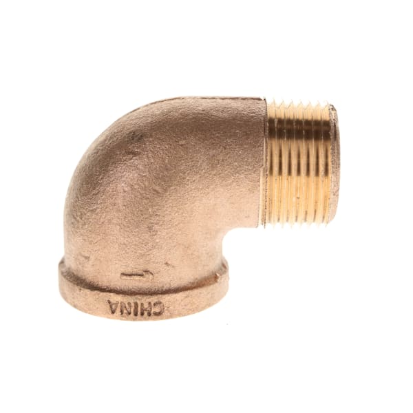 1" - Brass Elbow - 90° (Street) - FIP x MIP
