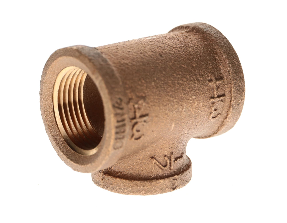 Legend Valve 3/4" x 3/4" x 1/2" - Brass Tee (Reducing)
