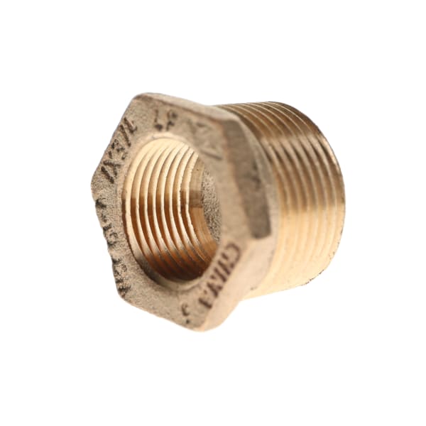 3/4" x 1/2" - Brass Bushing - FIP x MIP