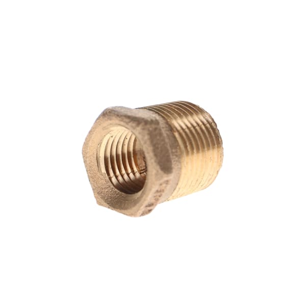 3/8" x 1/4" - Brass Bushing - FIP x MIP