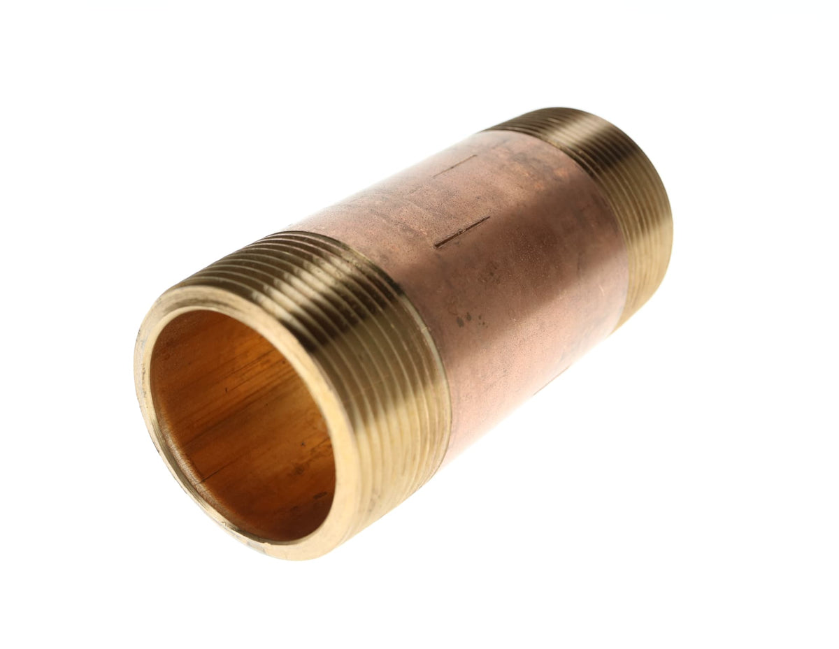 Legend Valve 2" x 3-1/2" Red Brass Pipe Nipple