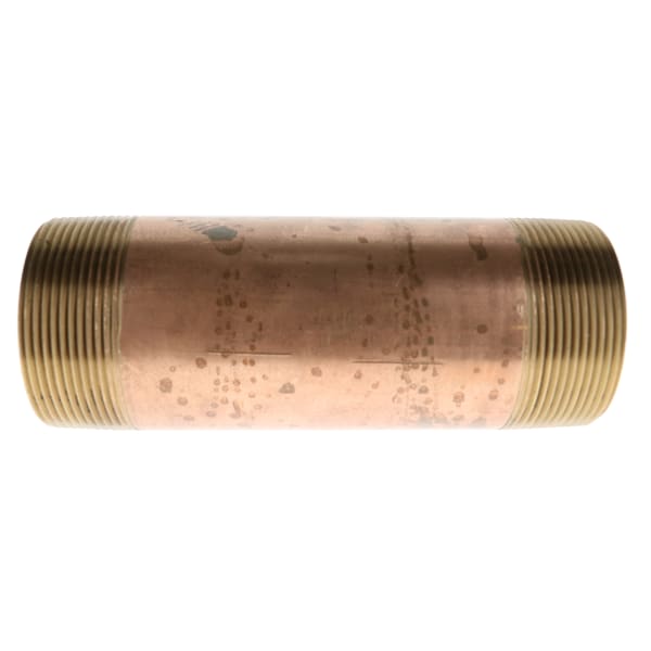 3" x 6" Red Brass Pipe Nipple
