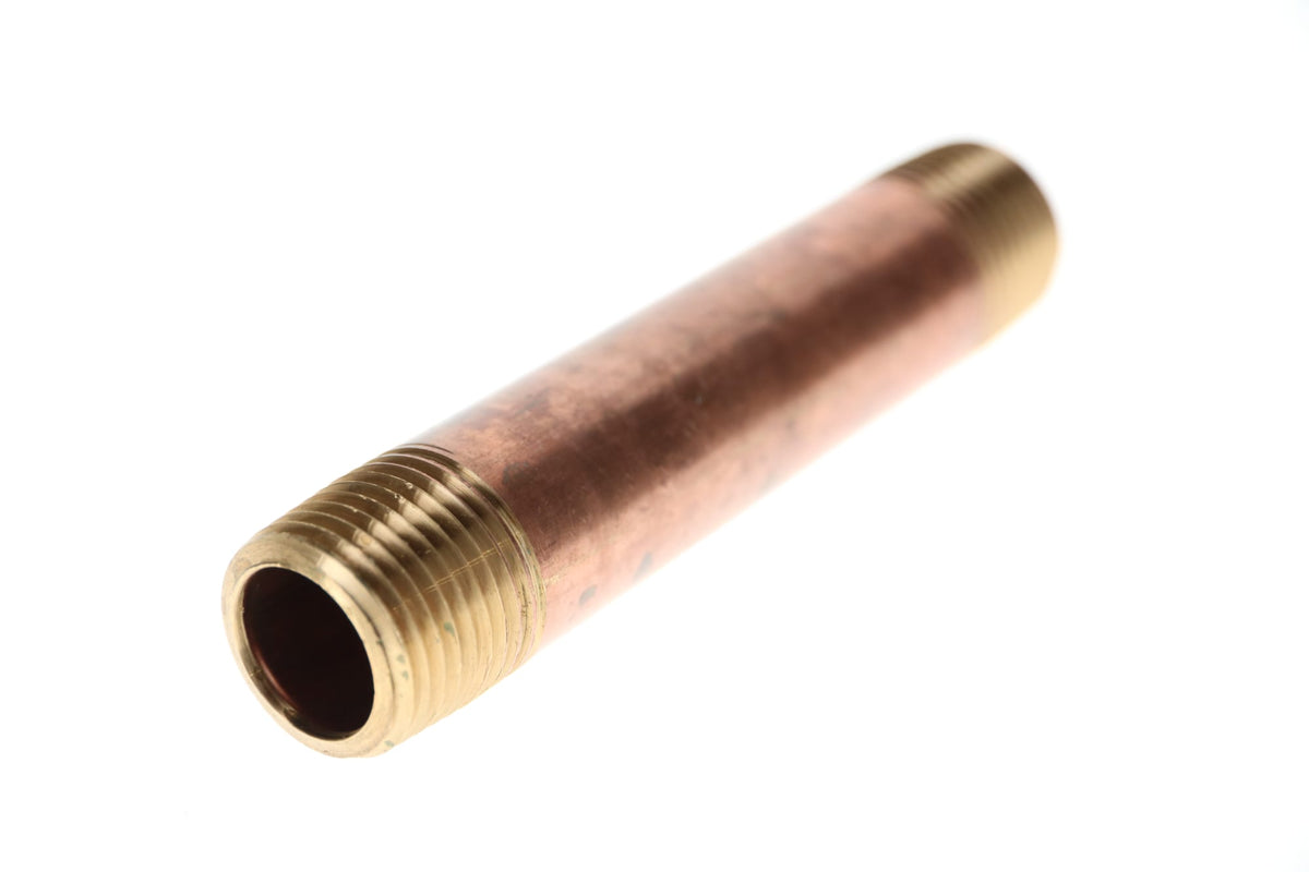 Legend Valve 1/2" x 5" Red Brass Pipe Nipple