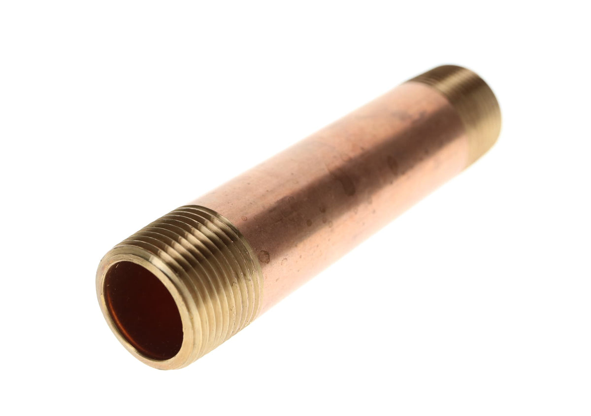 Legend Valve 3/4" x 5" Red Brass Pipe Nipple