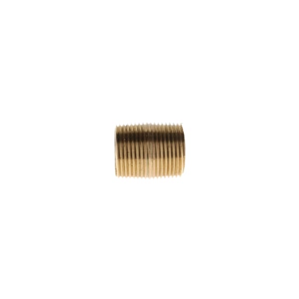 1" x Close Red Brass Pipe Nipple