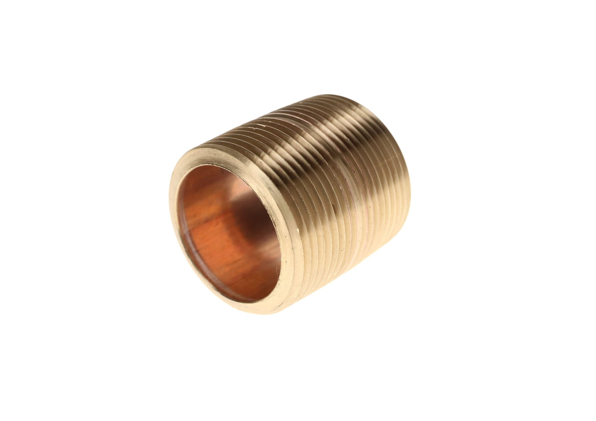 Legend Valve 1-1/4" x Close Red Brass Pipe Nipple