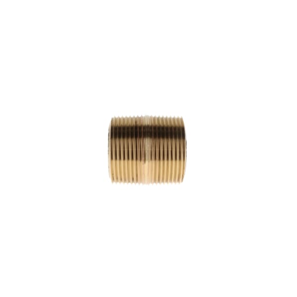 1-1/4" x Close Red Brass Pipe Nipple