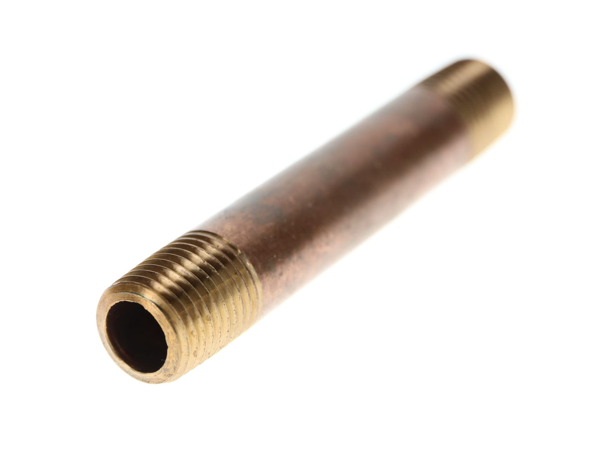 Legend Valve 1/8" x 4" Red Brass Pipe Nipple