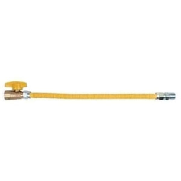 1/2" x 1/2" Gas Supply - 18", FIP Valve  x MIP