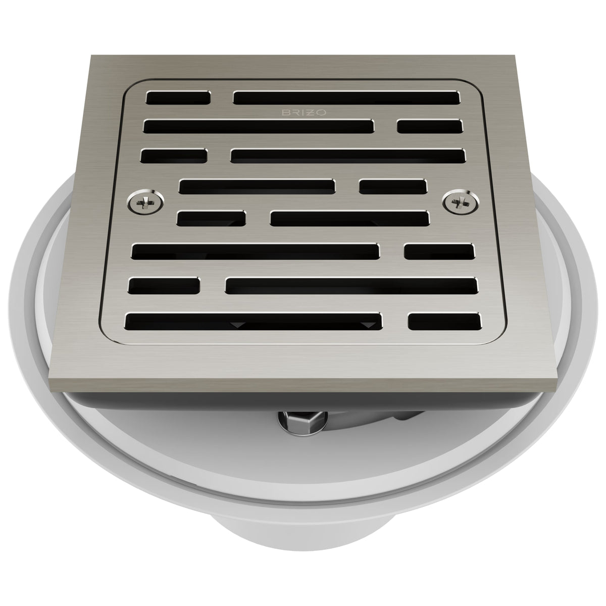 Brizo BT062415-BN 4" Tile-In Square Shower Drain Brushed Nickel