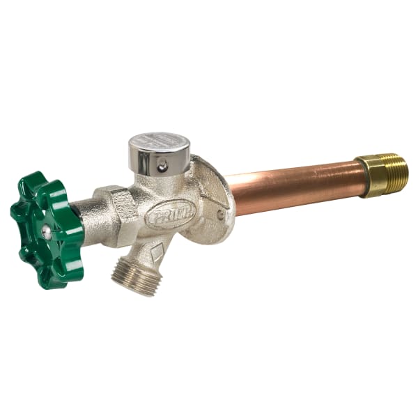 10"- (3/4" x 1/2" - MIP x FIP) Heavy Duty Wall Faucet with Vacuum Breaker