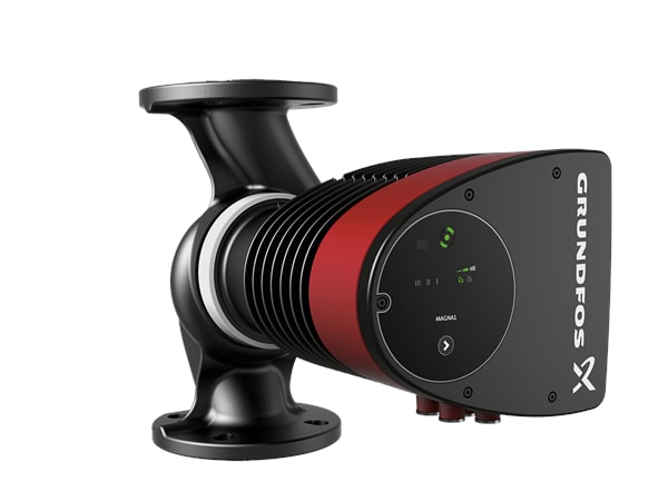 Grundfos 98126835 MAGNA1 40-180 F Variable Speed ECM Circulator, Cast Iron, Flanged, 3/4 HP, 208-230V