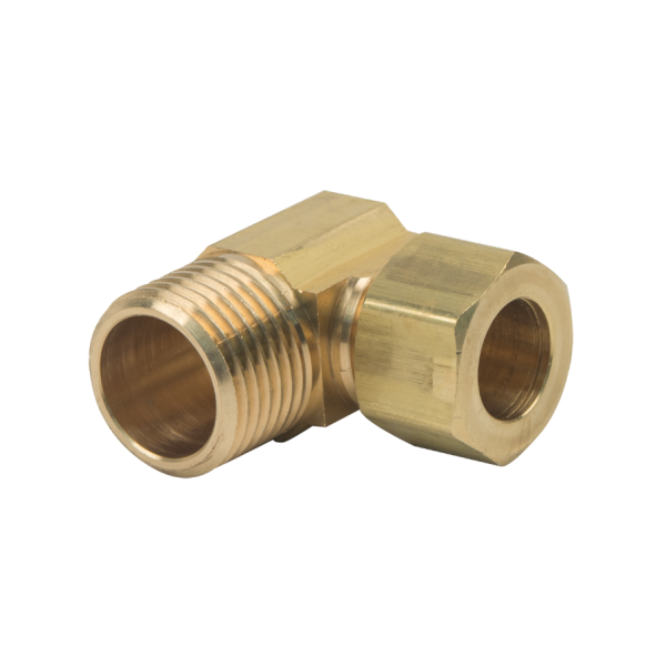 5/8" x 1/2" Compression Elbow - 90° Compression x MIP
