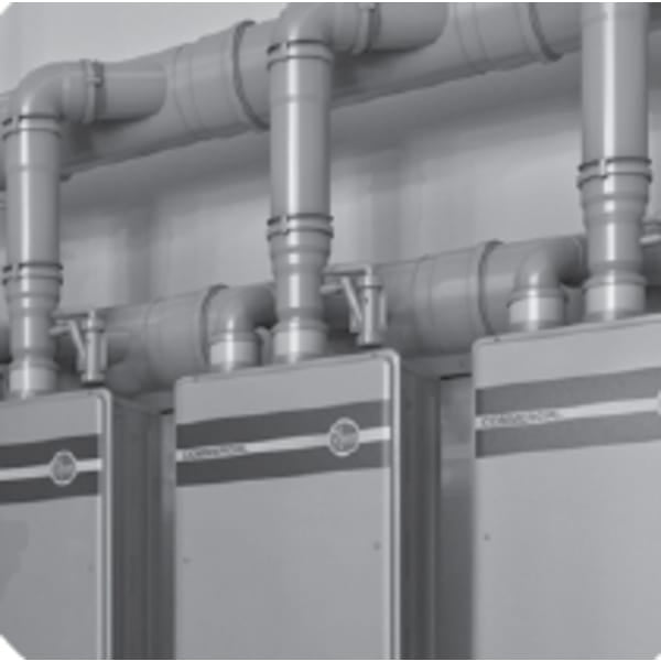 6" Common Direct Vent Header Kit for 4 Units