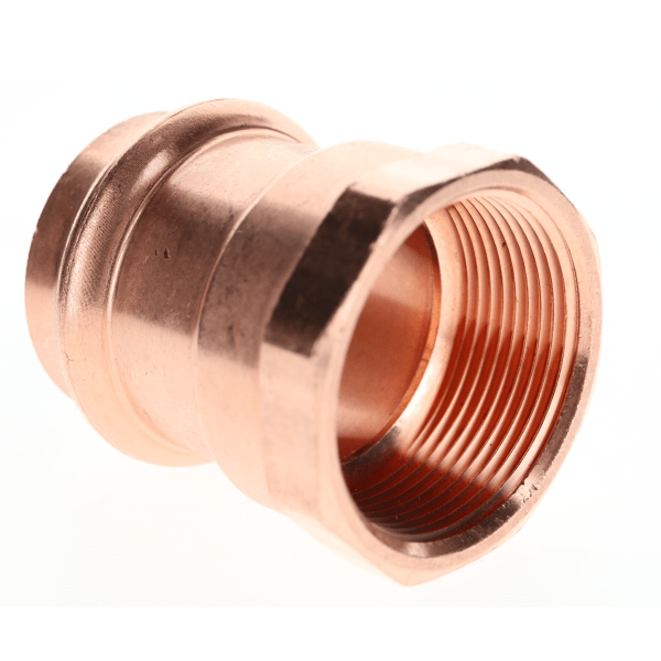 1" Copper Press Fittings - Female Adapter P x FPT