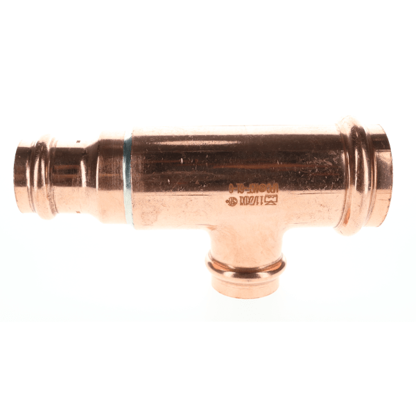 1-1/2" x 1" x 1" Copper Press Fittings - Tee P x P x P