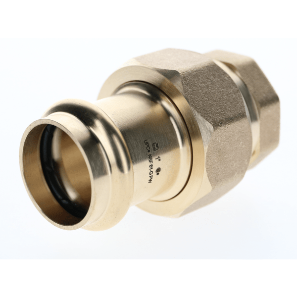 1/2" Copper Press Fittings - Union PxF P x FPT