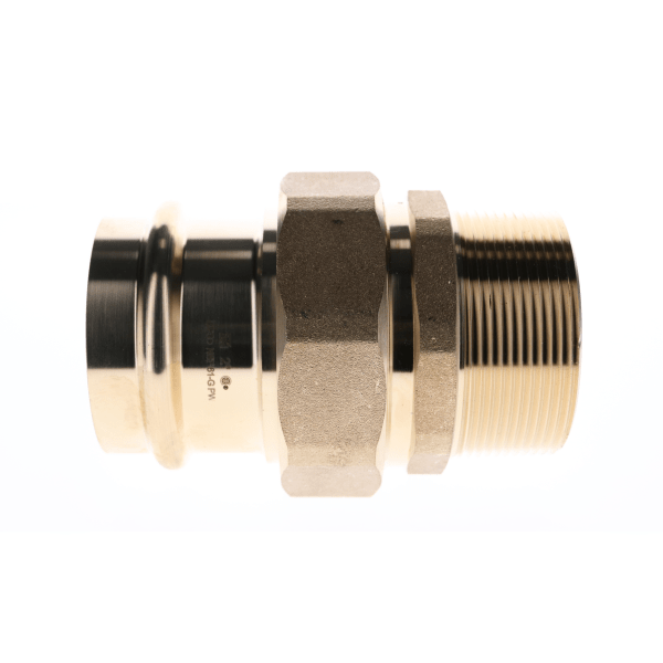 2" Copper Press Fittings - Union PxM P x MPT