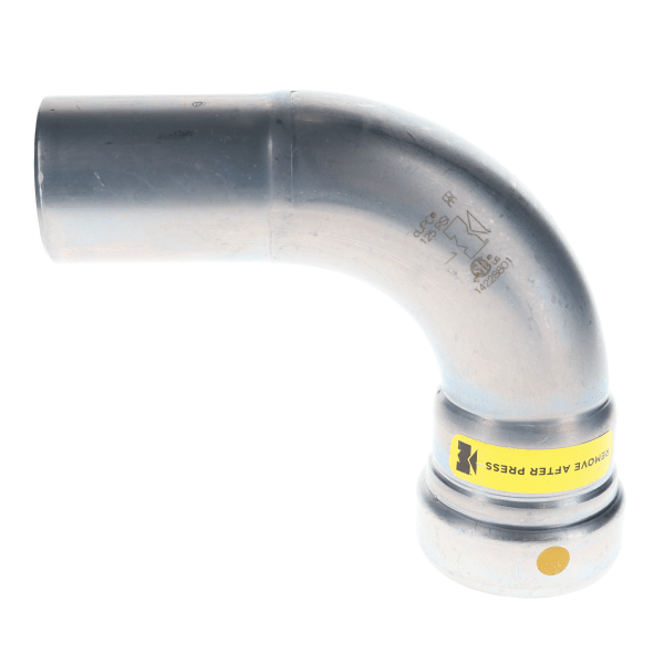 1" Carbon Steel Press Fittings - Gas - 90 Degree Street Elbow Ftg x P