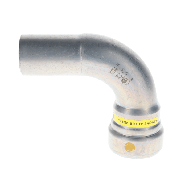 3/4" Carbon Steel Press Fittings - Gas - 90 Degree Street Elbow Ftg x P
