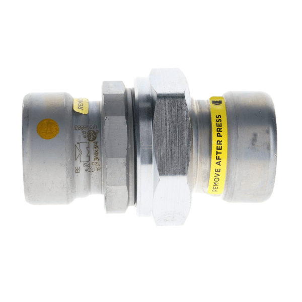 3/4" Carbon Steel Press Fittings - Gas - Union P x P