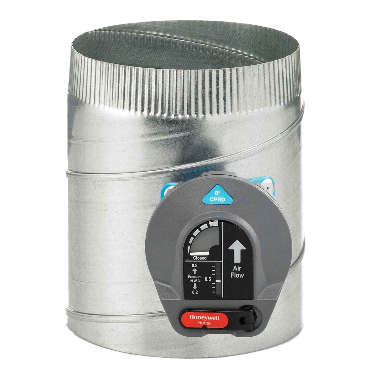 Honeywell Home CPRD8/U TrueZONE Bypass Round Damper, 8 in