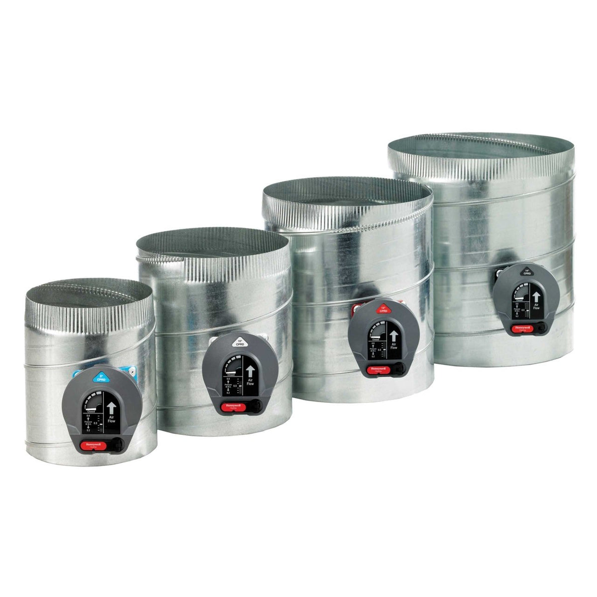 Honeywell Home CPRD14/U TrueZONE Bypass Round Damper, 14 in