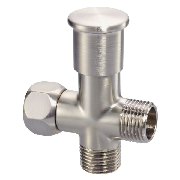 Push Pull Showerarm Diverter Brushed Nickel