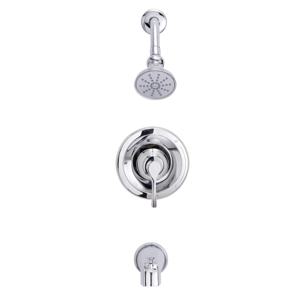 Antioch 1H Tub & Shower Trim Kit w/ Diverter on Spout & Treysta Cartridge 1.75gpm Chrome