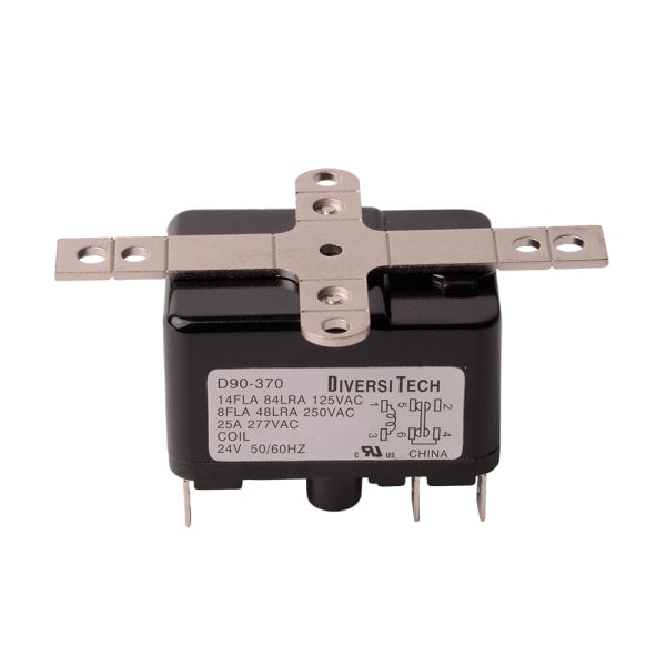 General Purpose Relay (SPDT) 24VAC, (14/84@125V FLA/LRA, 8/48@250V FLA/LRA)