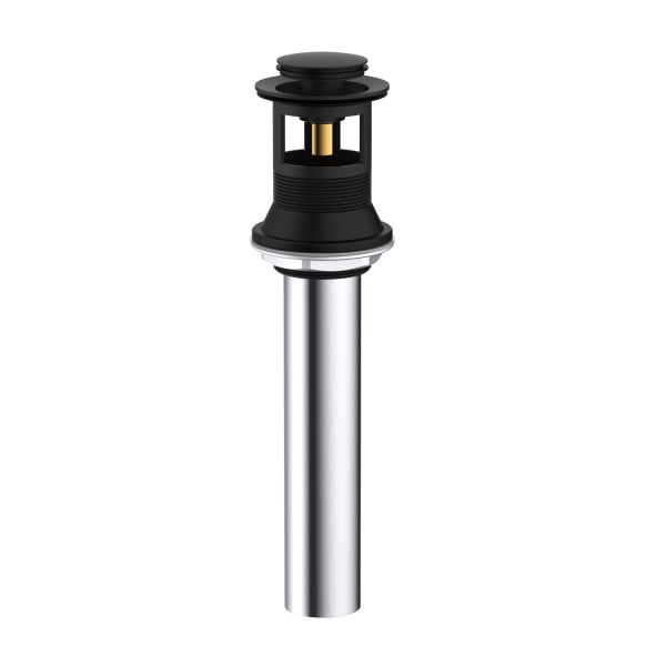 1 1/4" Metal Touch Down Drain Assembly Satin Black