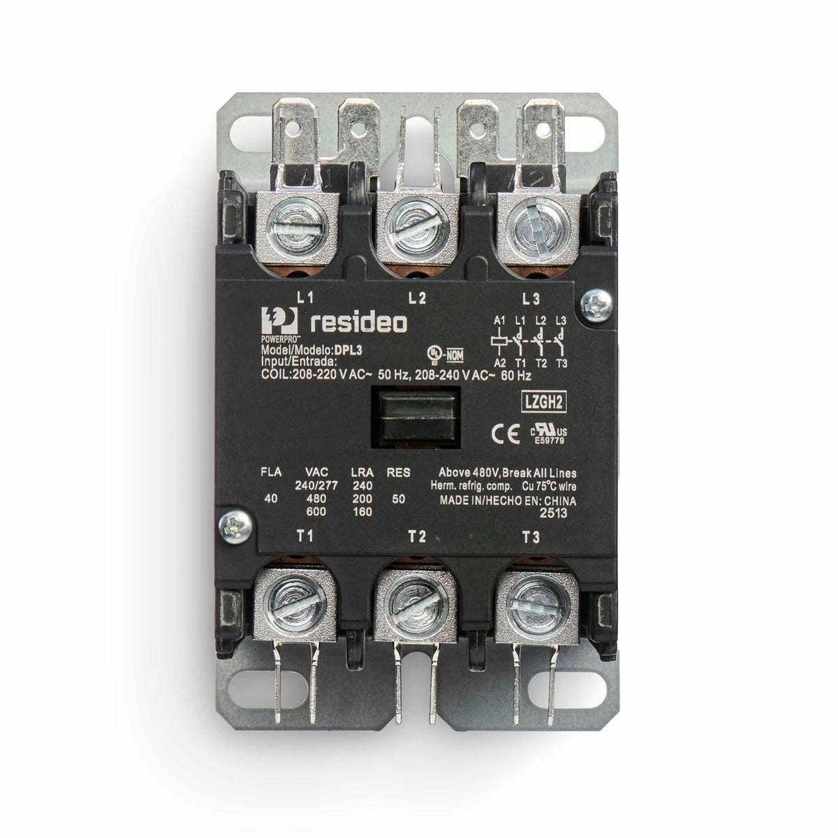 Resideo DPL3040A5003/U Definite Purpose Contactor, A2L Compliant