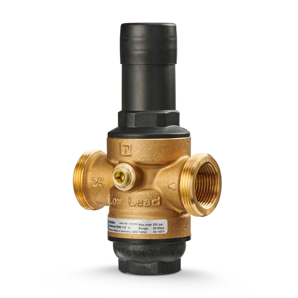 Resideo 1 in DialSet Female NPT Single Union, Internally-Threaded PRV