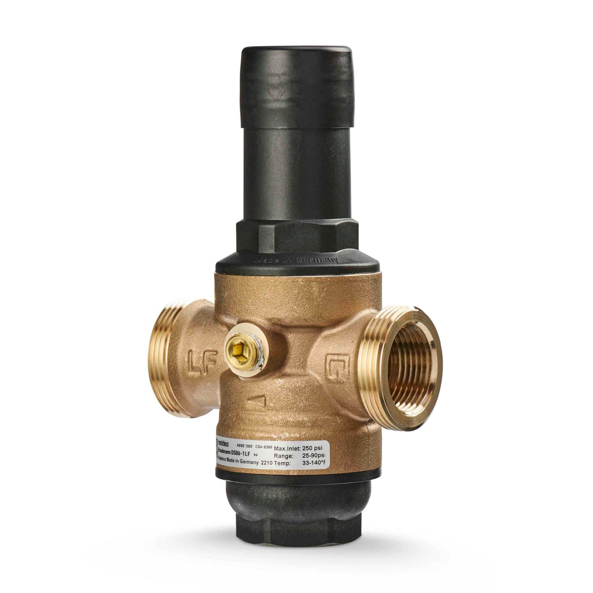 Resideo 1-1/4 in DialSet Female NPT Double Union, Internally-Threaded PRV