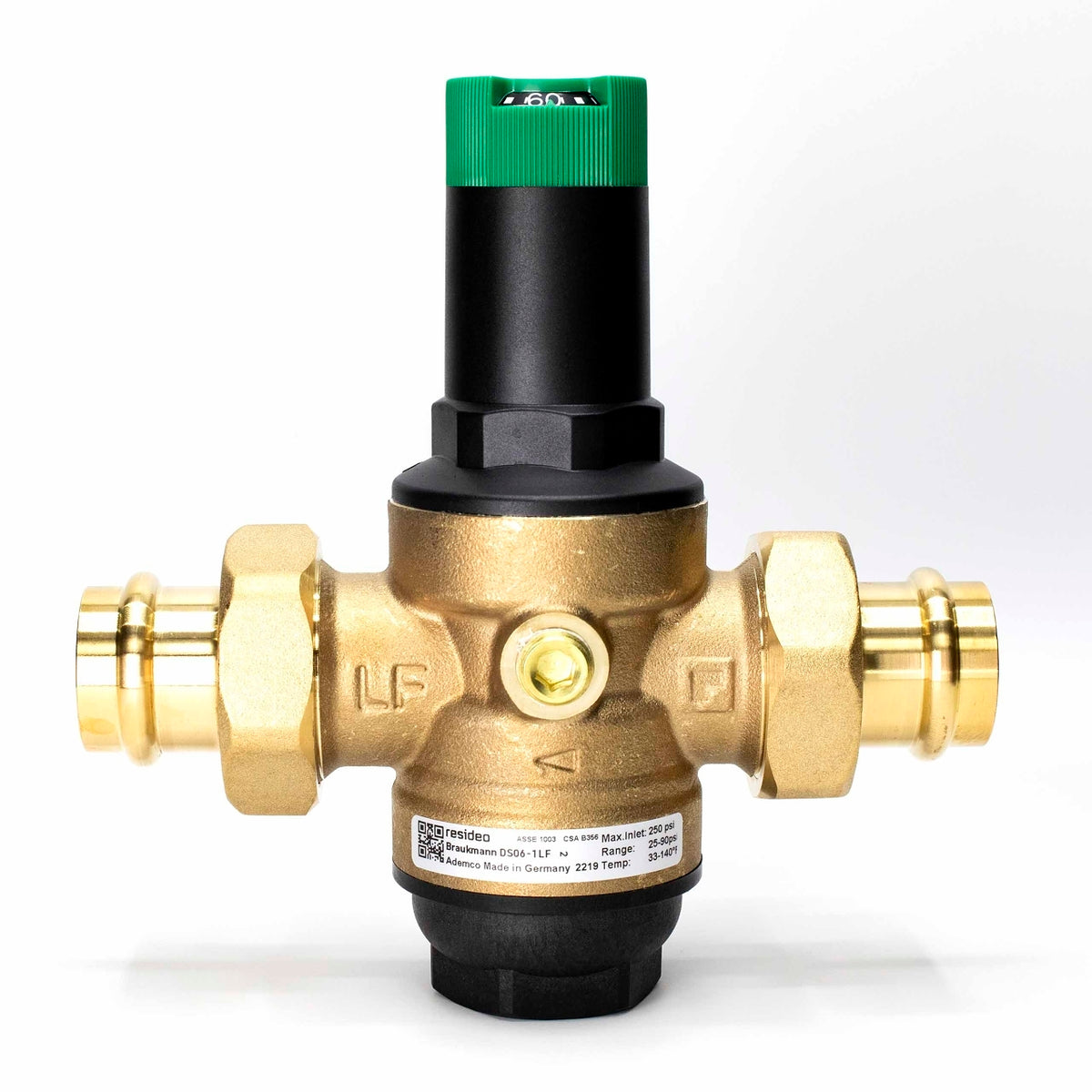 Resideo DS06-105-SUP-LF/U DS06 Dialset Pressure Reducing Valve, 2 in Single Union Press