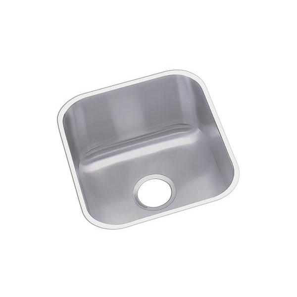 Dayton Stainless Steel 16-1/2" x 18-1/4" x 8" Single Bowl Undermount Bar Sink