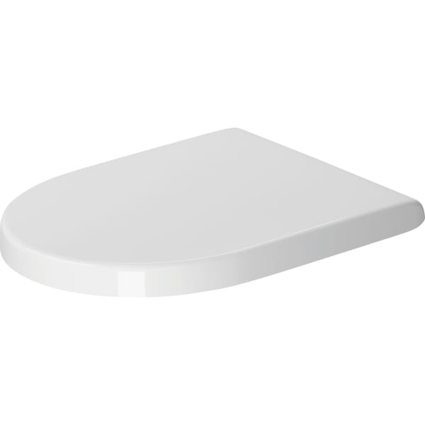 Duravit Starck 3 Elongated Slow Close Toilet Seat in White