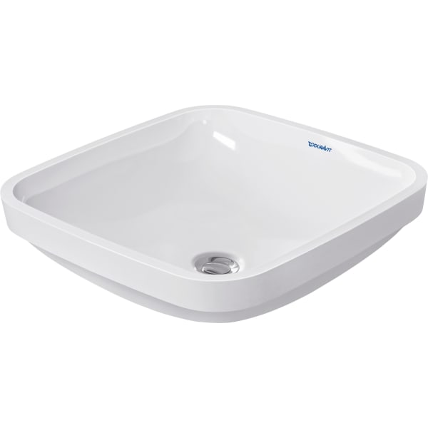 Duravit DuraStyle 15 3/4" Rectangular Undermount Sink in White with Overflow