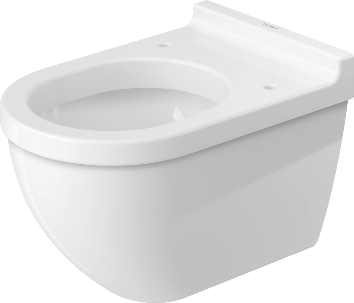 Duravit Starck 3 1.6/0.8 GPF Dual Flush ADA Compliant Elongated Wall Mounted Toilet in White - Seat, Actuator, and In-Wall Tank and Carrier Sold 2225090092