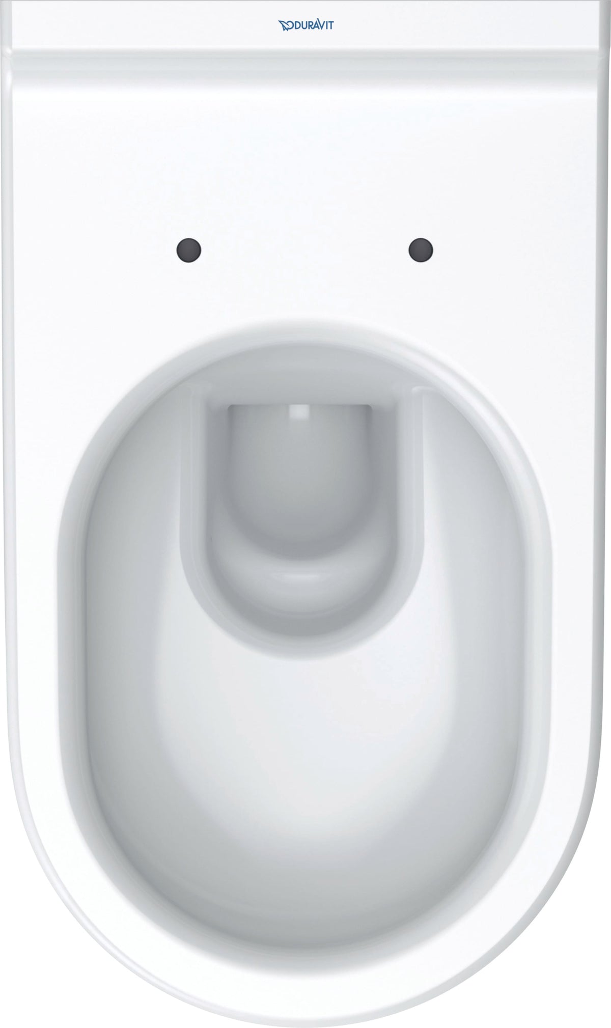 Duravit Starck 3 1.6/0.8 GPF Dual Flush ADA Compliant Elongated Wall Mounted Toilet in White - Seat, Actuator, and In-Wall Tank and Carrier Sold 2226090092