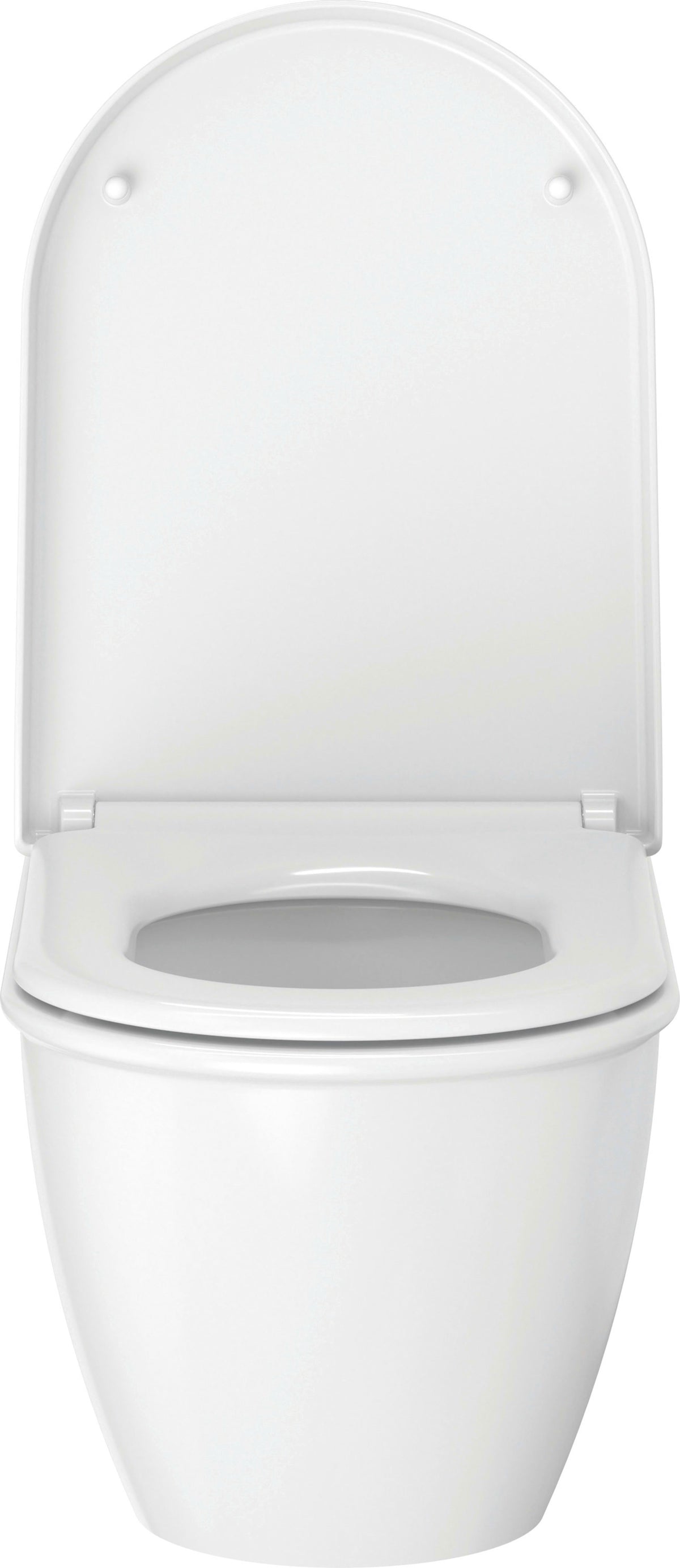 Duravit Darling New 1.6/0.8 GPF Dual Flush ADA Compliant Elongated Wall Mounted Toilet in White 2544090092
