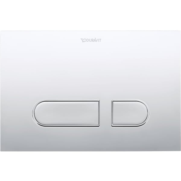 Duravit DuraSystem Plastic Actuator Plate in Chrome