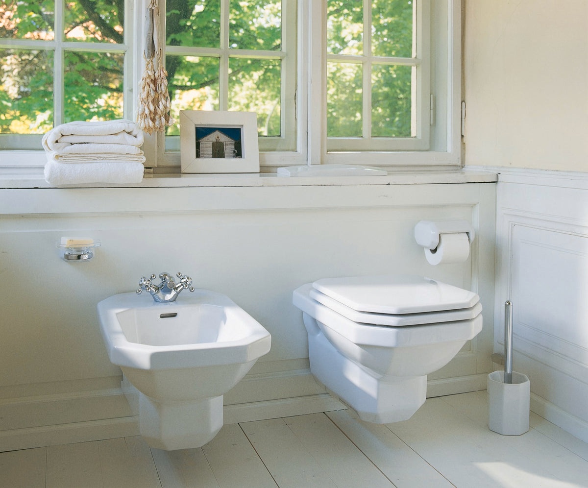 Duravit 1930 series Round Slow Close Toilet Seat in White