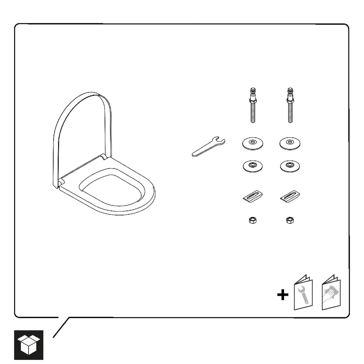 Duravit ME by Starck Elongated Slow Close Toilet Seat in White