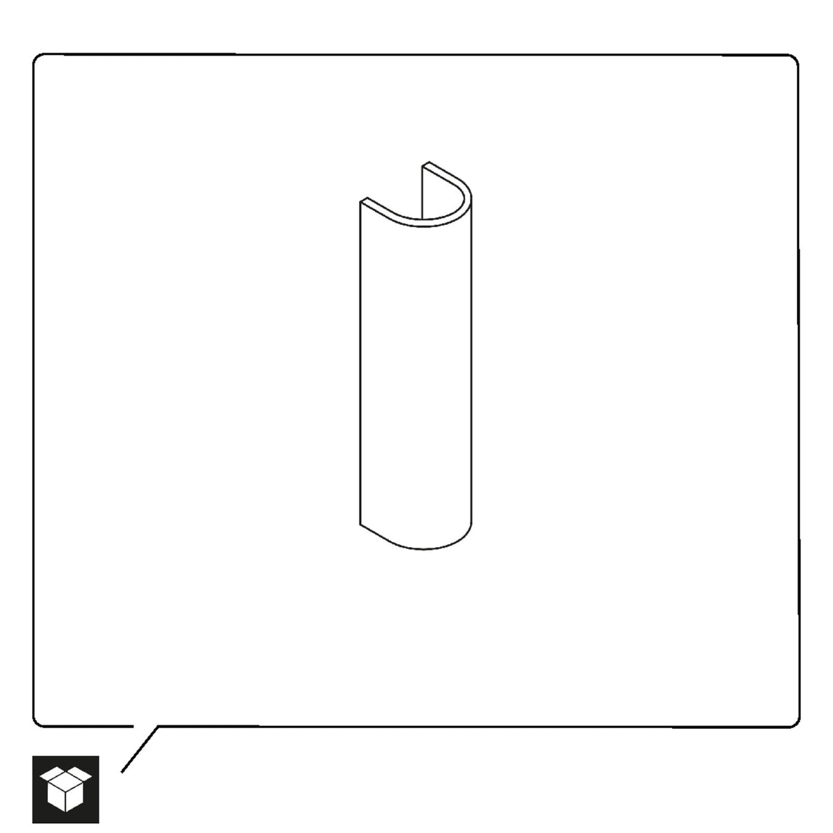 Duravit 1930 series Pedestal in White