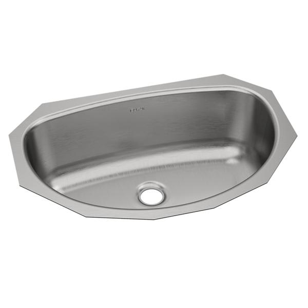 Elkay Asana Stainless Steel 19-1/2" x 13-5/16" x 6-1/4" Single Bowl Undermount Bathroom Sink
