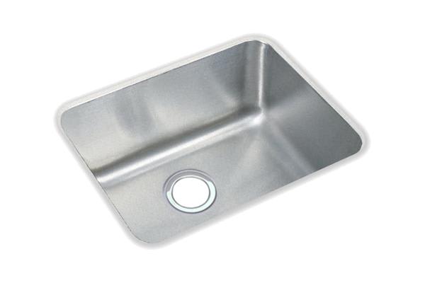 Elkay ELUH1814 Lustertone Classic Stainless Steel 20-1/2" x 16-1/2" x 7-7/8" Single Bowl Undermount Sink